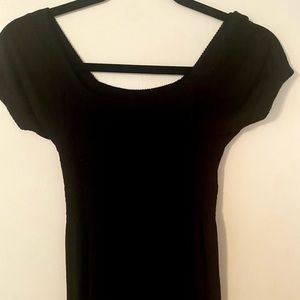 Womens JJ Authentic Black Baby Doll Dress